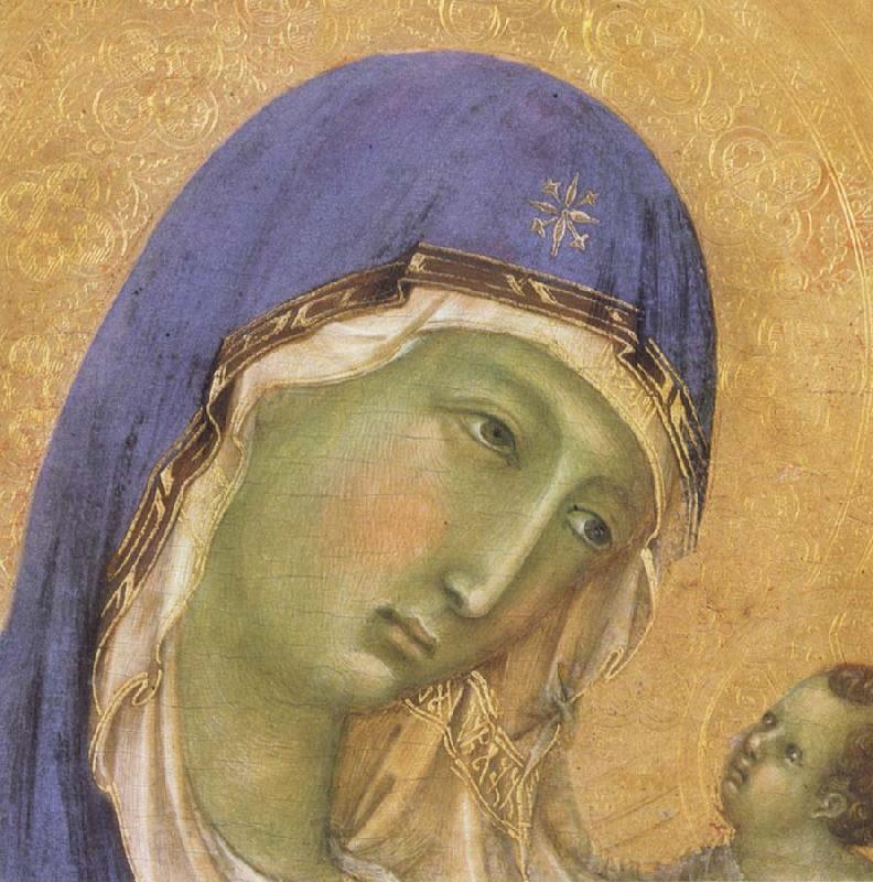 Duccio di Buoninsegna Detail of The Virgin Mary and angel predictor,Saint Spain oil painting art